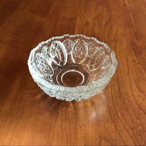 Vintage glass candy dish / bowl #1